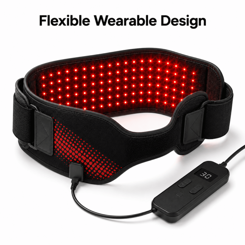 Allolo Red Light Therapy - Flexible Wearable Design