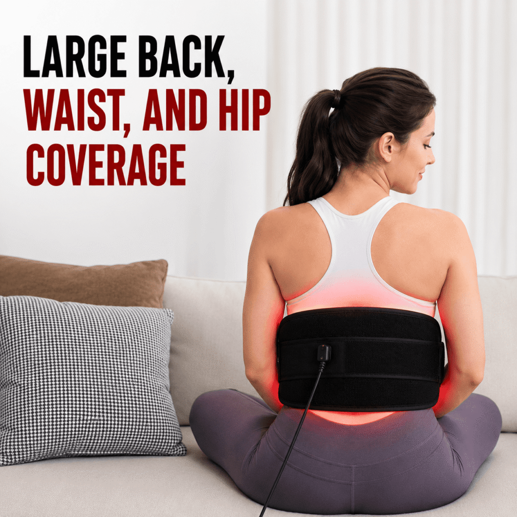 Allolo Red Light Therapy - Large Back, Waist, and Hip Coverage