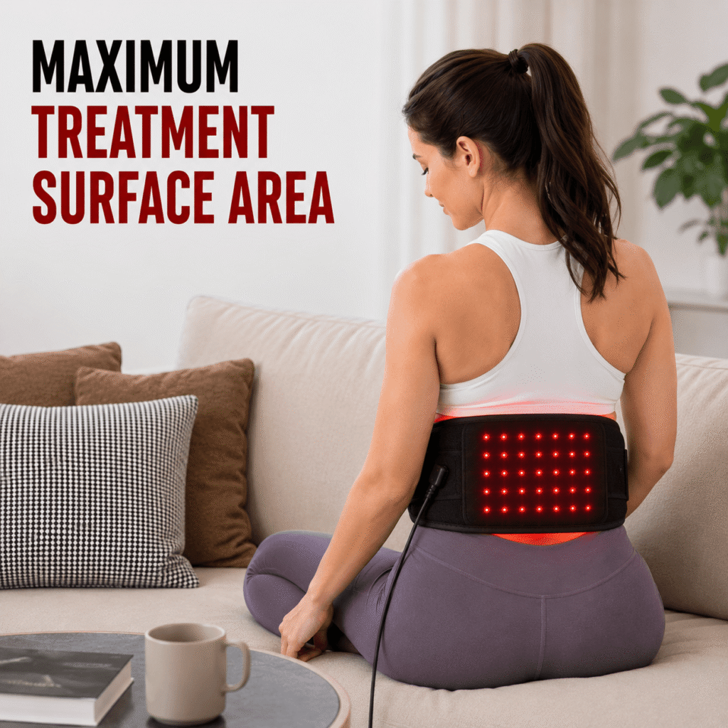 Allolo Red Light Therapy - Maximum Treatment Surface Area